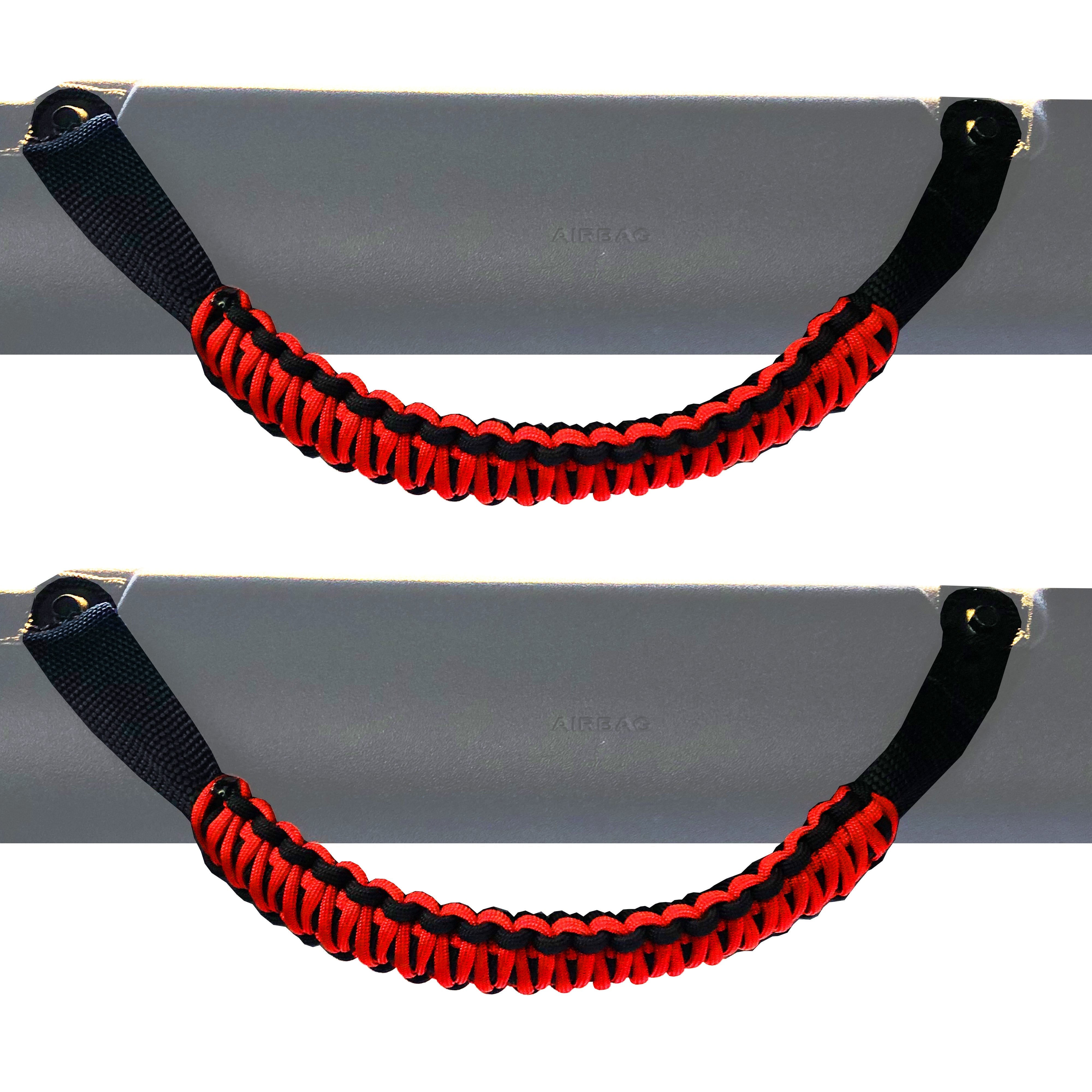 Ford Bronco paracord grab handles for off-road trail riding